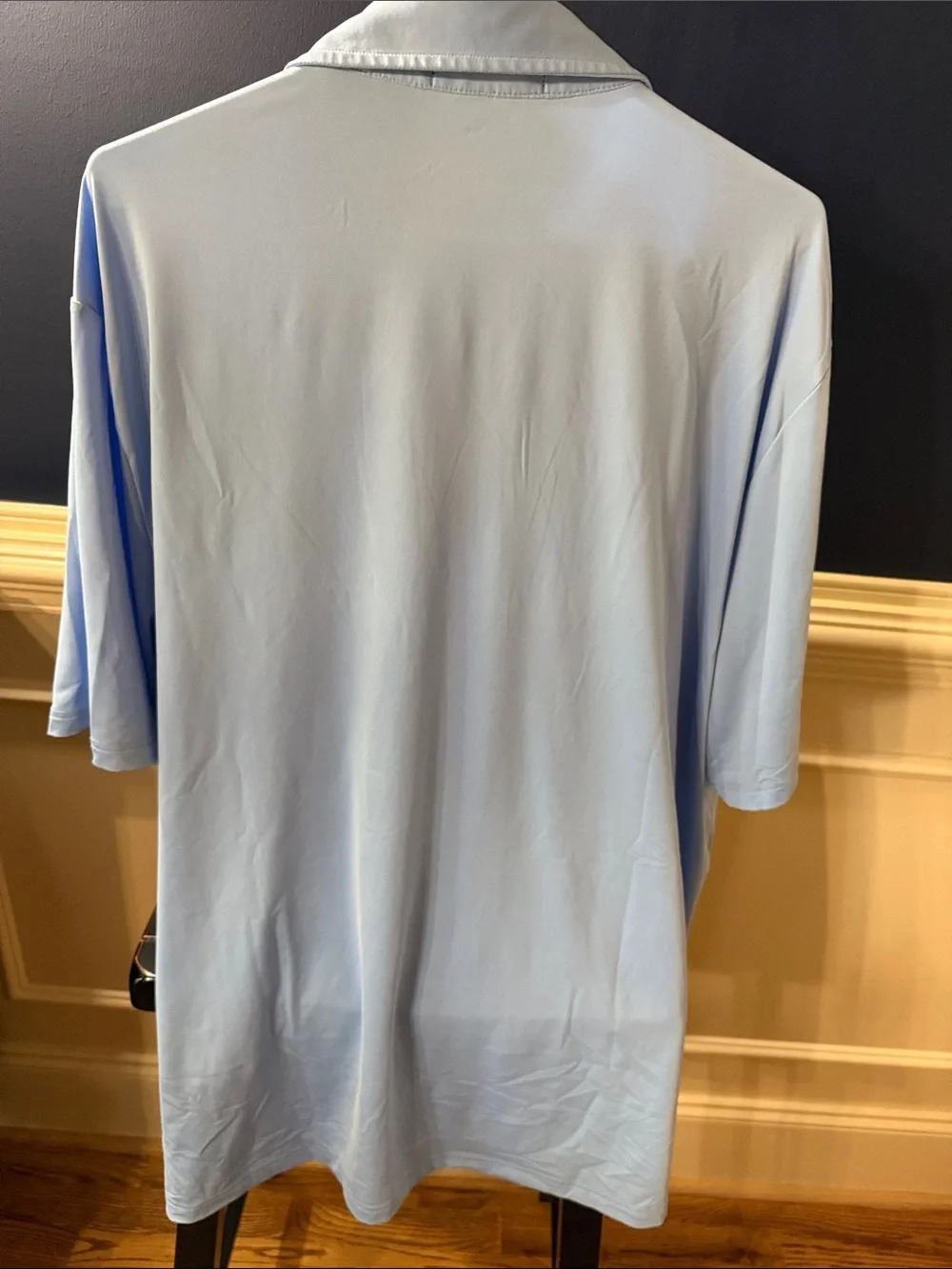 Ralph Lauren Light Blue Polo with Embroidered Atlanta Braves  'A'